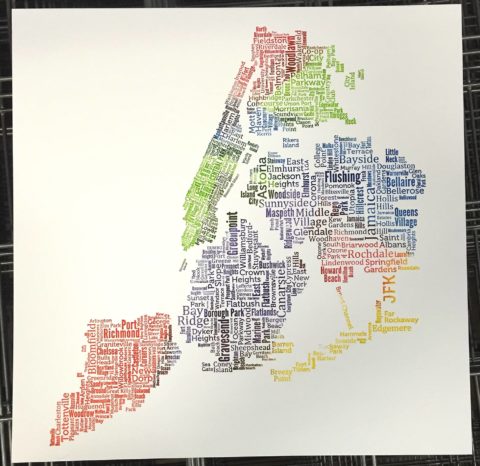 NYC Pride map